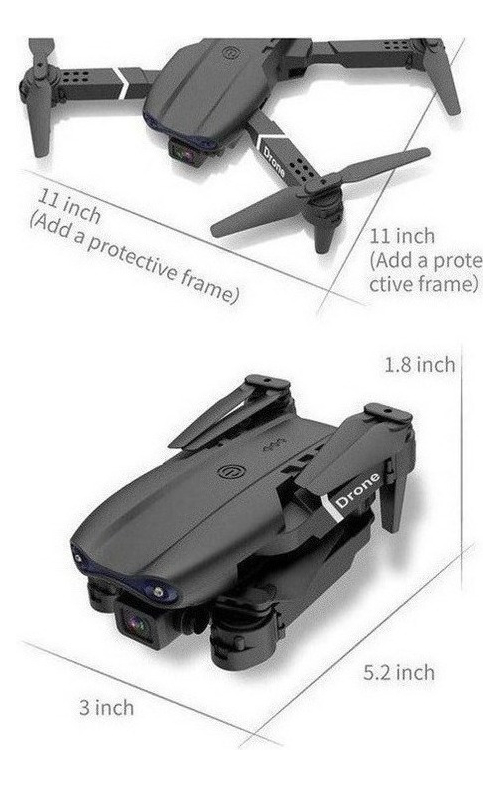 Câmera 4k Mini Drone E99 Pro Professional Com 2 Baterias - Imagem 10