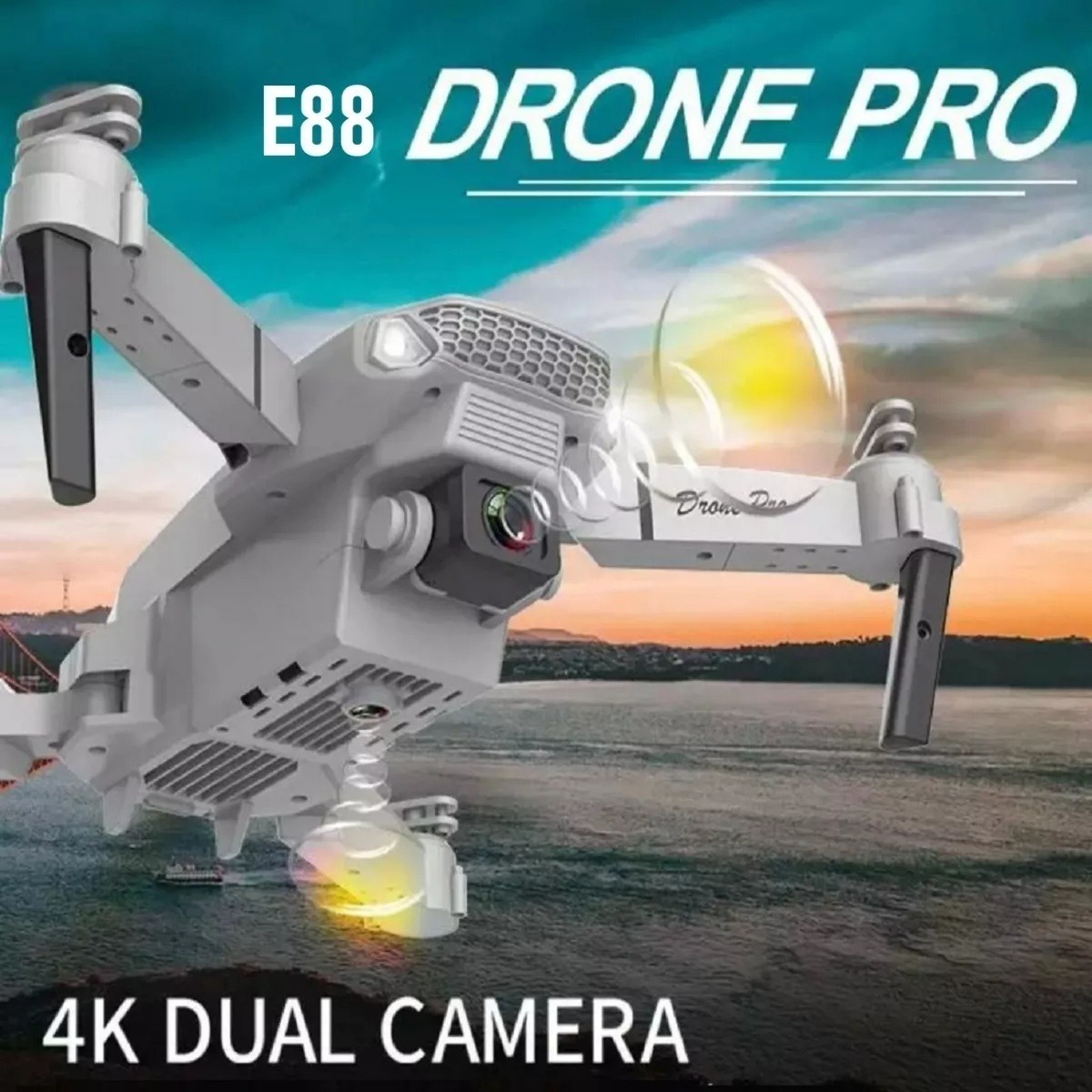 Drone E88 Câmera Uhd Profissional 2.4ghz Barata 2 Baterias - Imagem 2