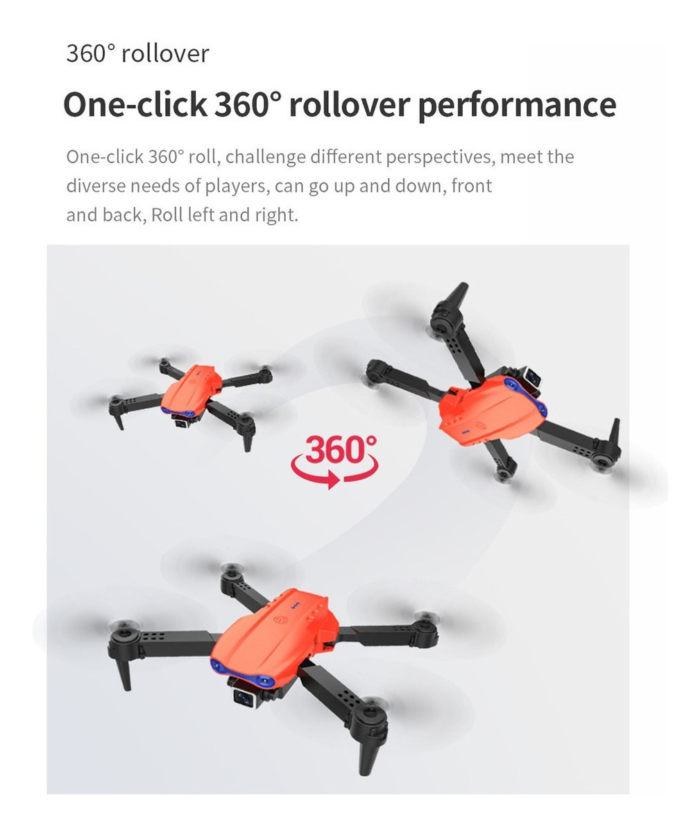 Câmera Profissional Do Zangão K3 4k Wifi Fpv+2 Baterias - Imagem 6