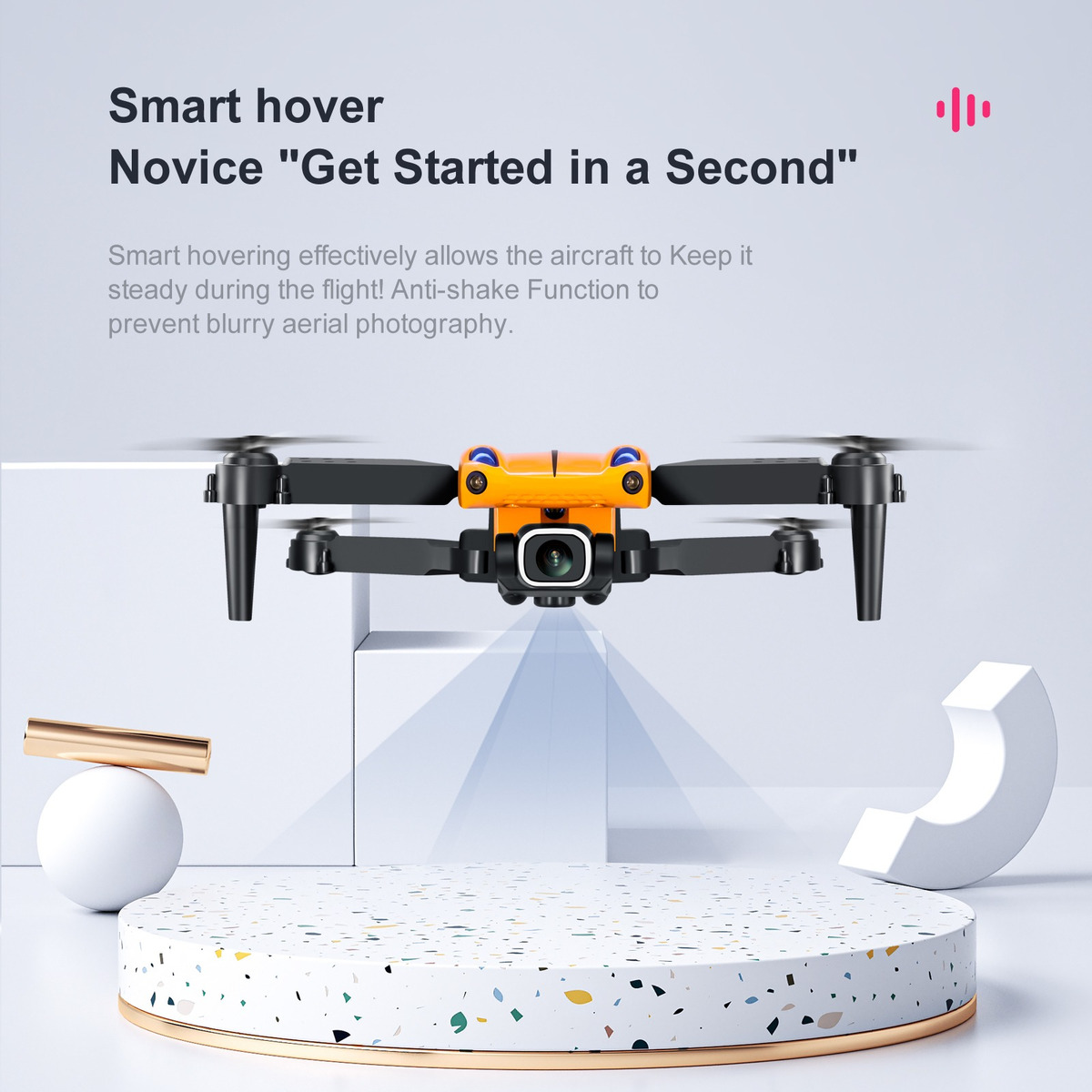 Ky907 50° Zoom Stunt Obstacle Avoidance Aeronave 3 Bateria - Imagem 5