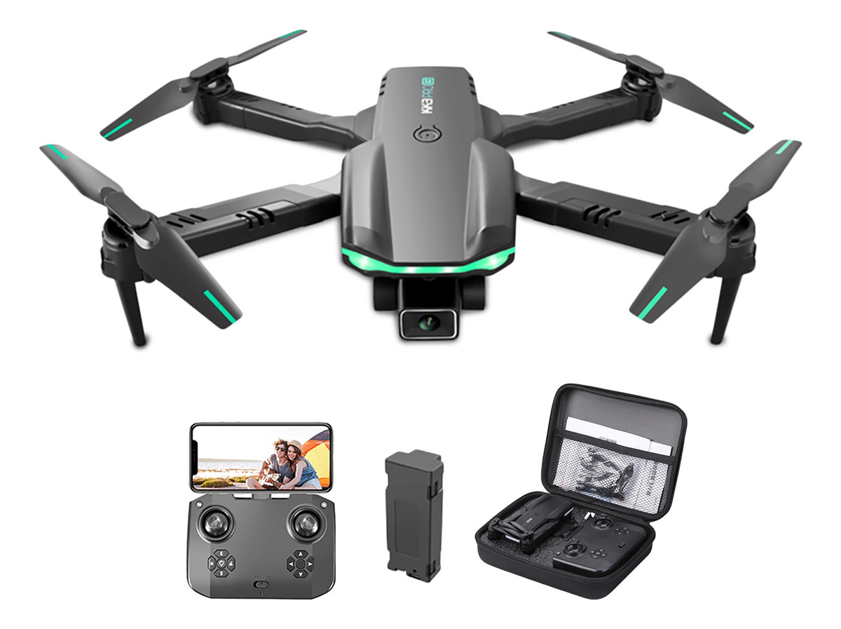 Quadricóptero Dobrável Rc Com Câmera Única 4k De 2,4 Ghz Com - Imagem 2