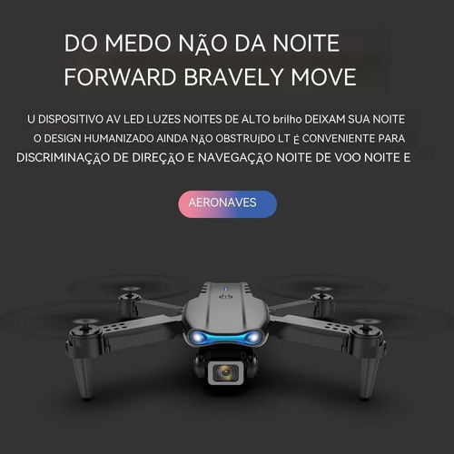 Drone E99 Pro Com 2 Câmera Aérea Hd Profissional E 2 Bateria - Imagem 11
