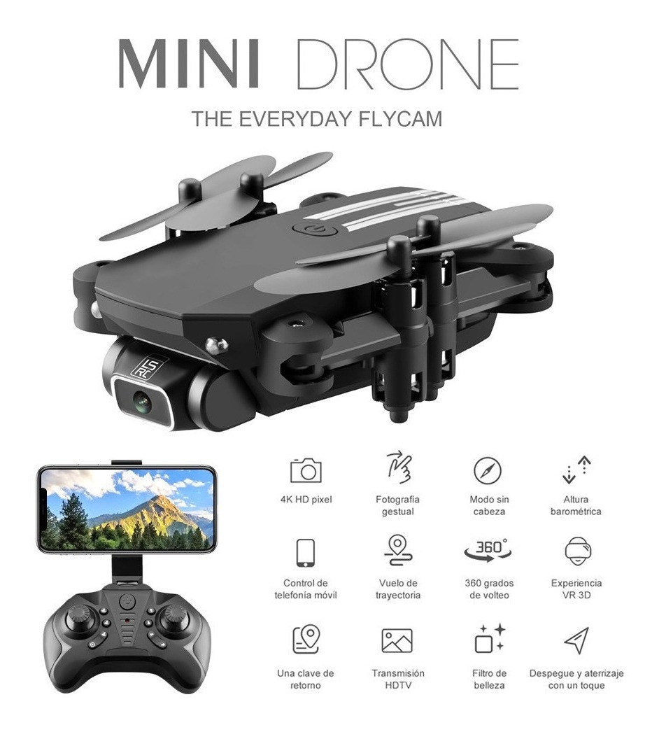 Mini Drone Espião Com Câmera Drone Barato Para Crianças - Imagem 2