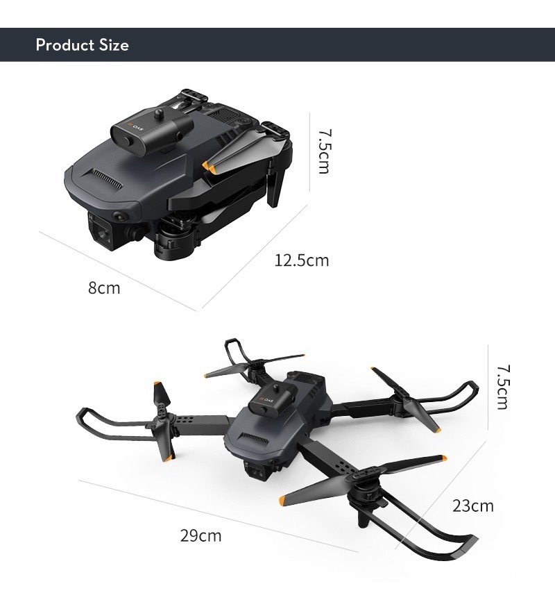 Mini Dobra Drone K6 Profissional Doble Camara 4k+3 Baterias - Imagem 10