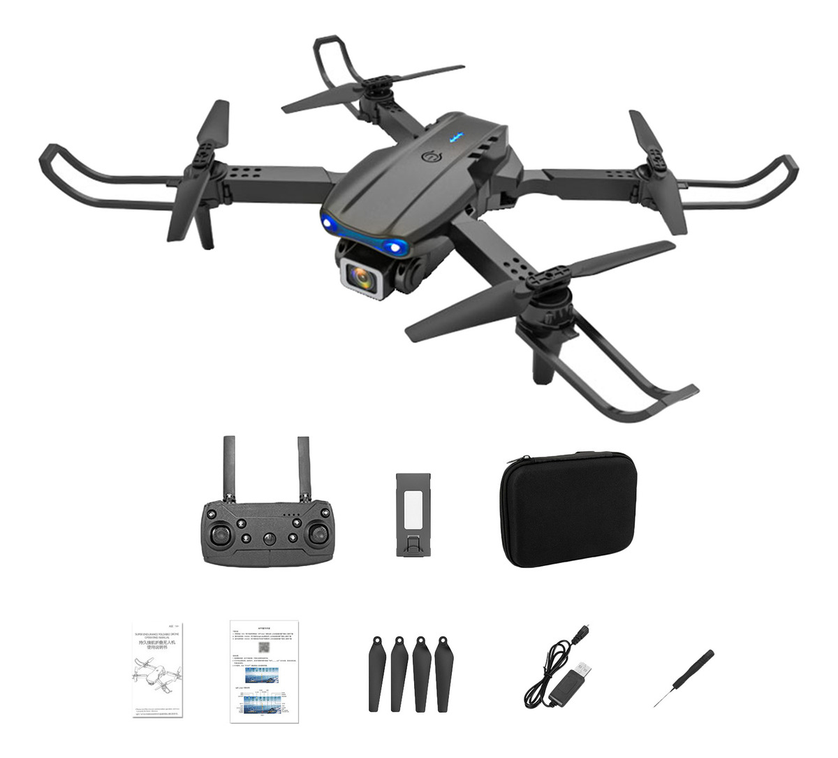 Câmera Única Wlr/c 4k Fpv 2,4 Ghz 4ch Rc Quadcopter Com - Imagem 7