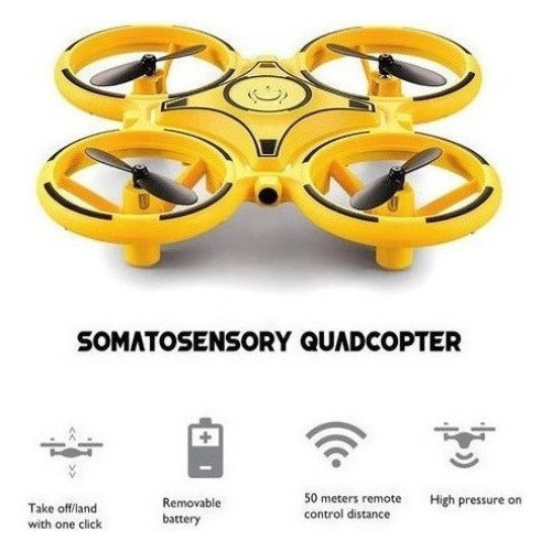 Drone Quadricóptero Acrobático Stunt Com Controle Por Gestos - Imagem 2