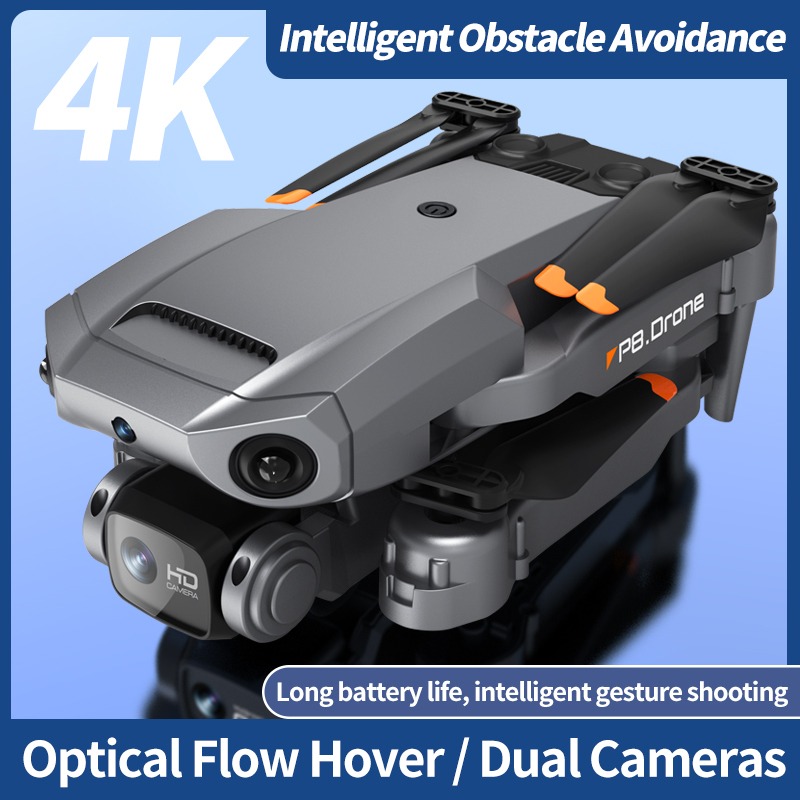 Drone Dobrável Profissional Novo Com Câmera 4k +2 Baterias - Imagem 9