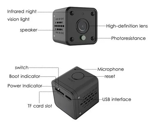 1080p Hd Mini Wifi Câmera Ip Sem Fio - Imagem 7