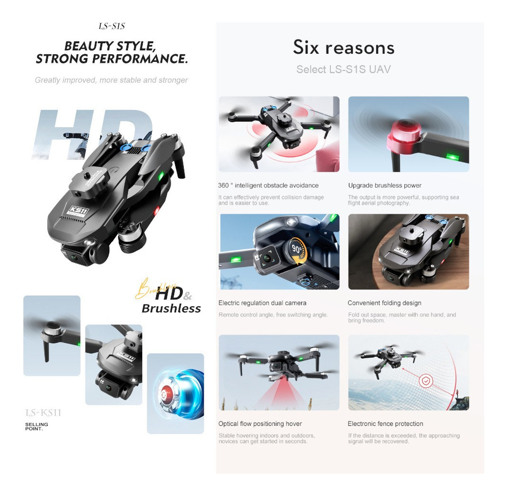 Mini Drone Profissional Com Câmera, Motor Brushless - Imagem 4