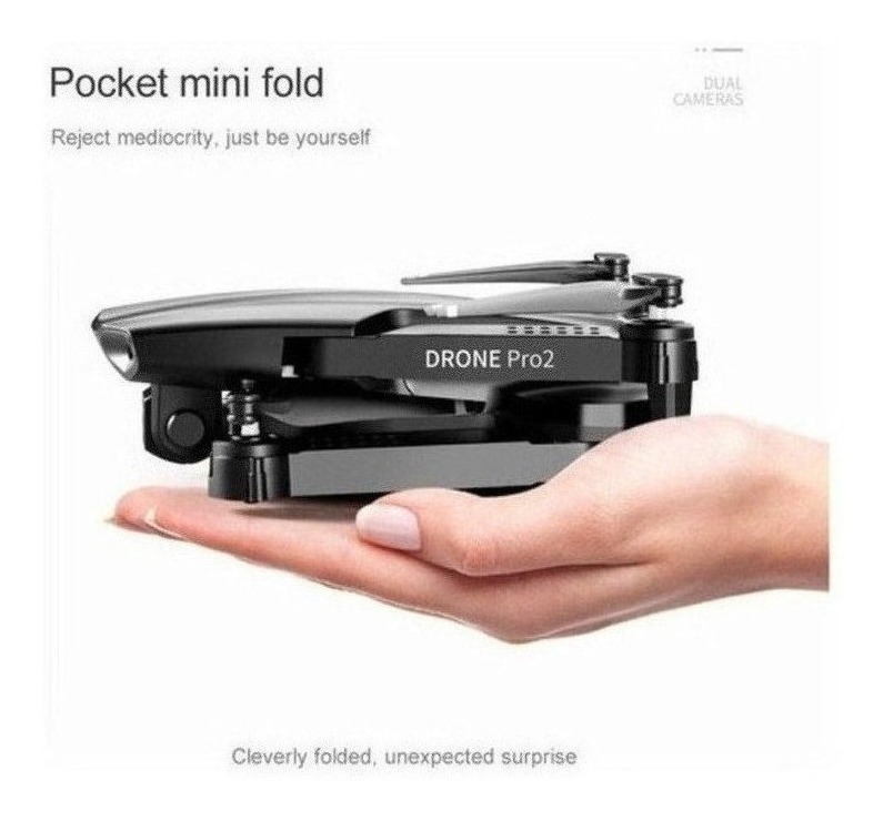 Câmera Dupla Mini Drone E99 Pro Professional 4k Com 2 Bateri - Imagem 5