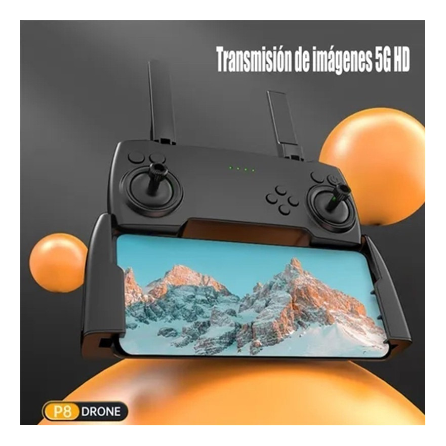 Drone Profissional Ultra Hd 8k Wifi Com Câmera Dupla - Imagem 8