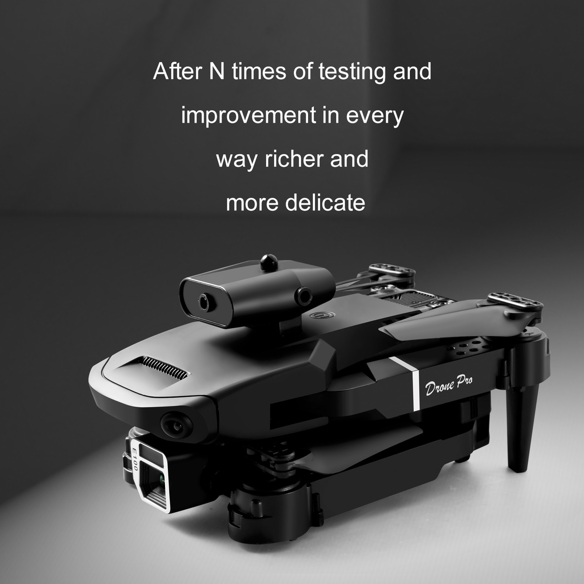 Drone Dobrável 1080p Hd Dual Camera Fpv Rc Quadcopter Com - Imagem 6