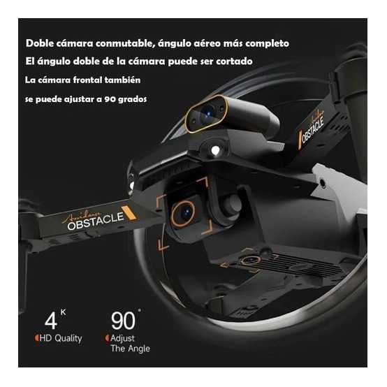 Câmera Dupla Drone 2.4ghz 4k De Longa Duração Com Bateria S9 - Imagem 12