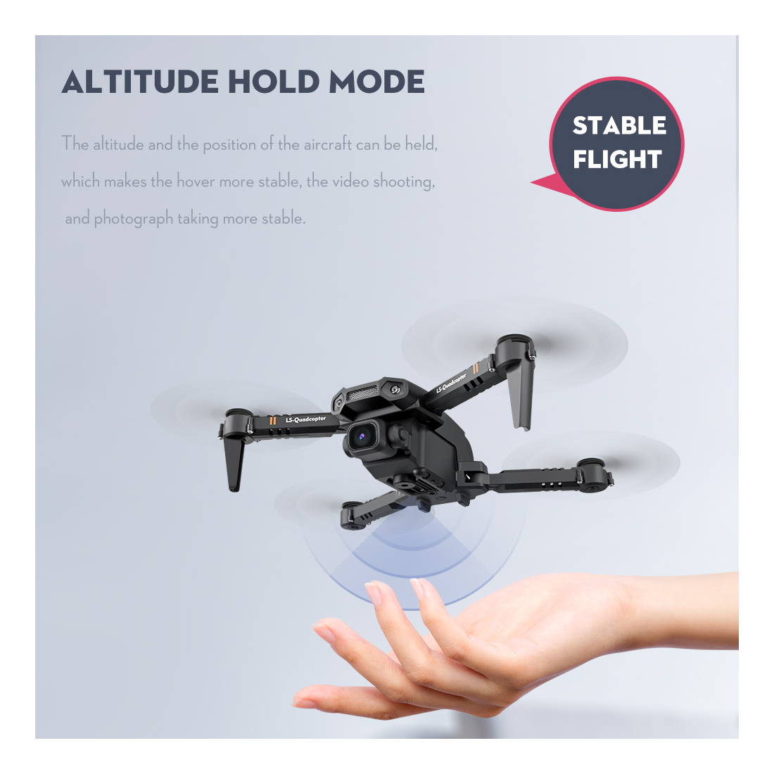 Drone Ls-xt6 Rc Com Câmera 4k Camera Track Flight - Imagem 7