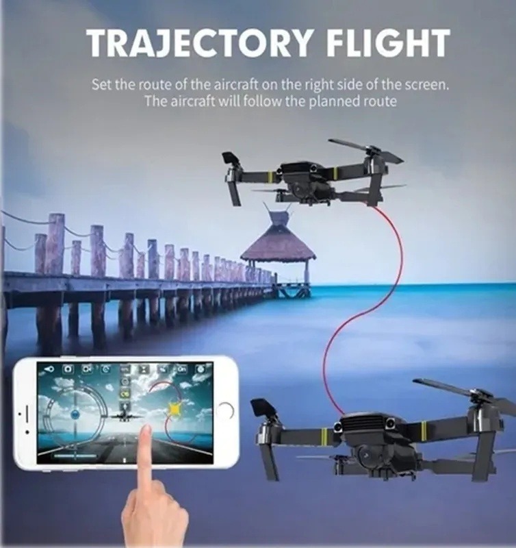 Mini Drone E58 Com Câmera Dupla 4k E Três Baterias - Imagem 5