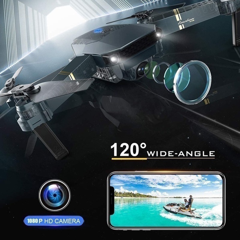 Câmera Drone E58 Portátil De Alta Definição 4k Com 2 Bateria - Imagem 2