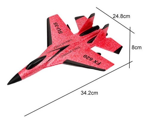 2.4g Avião De Controle Remoto Su35 Modelo De Avião Rc. - Imagem 10