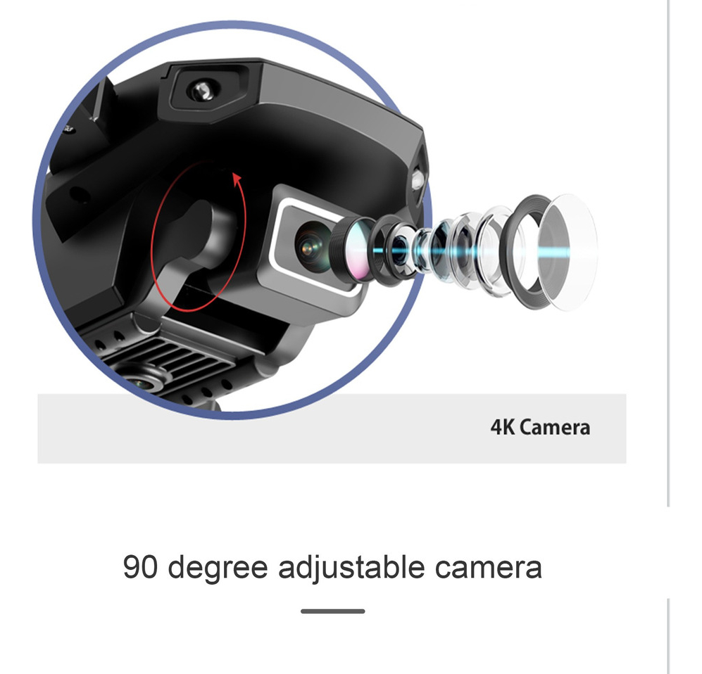 S68 Rc Drone Com Câmera 4k Wifi Fpv Drone Mini Folding - Imagem 5