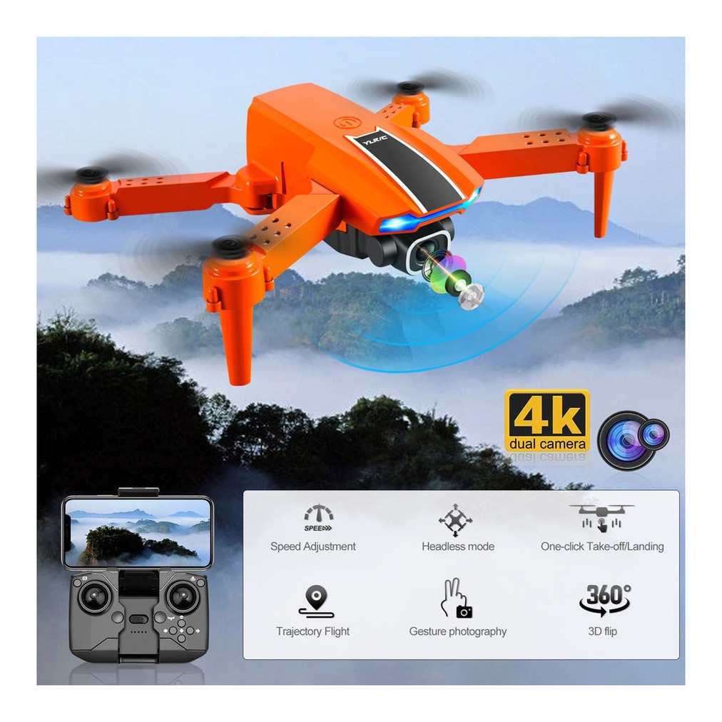 Mini Drone Rc Ylr/c S65 Com Câmera Dupla De Nível De Entrada - Imagem 2