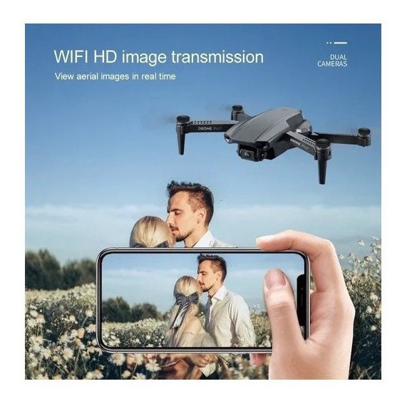 Mini Drone E99 Pro2 Professional 4k Câmera Dupla 2 Baterias - Imagem 5