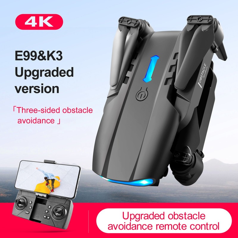 Mini Drone E99 K3 Barato Com Câmera Fullhd 3 Baterias - Imagem 14
