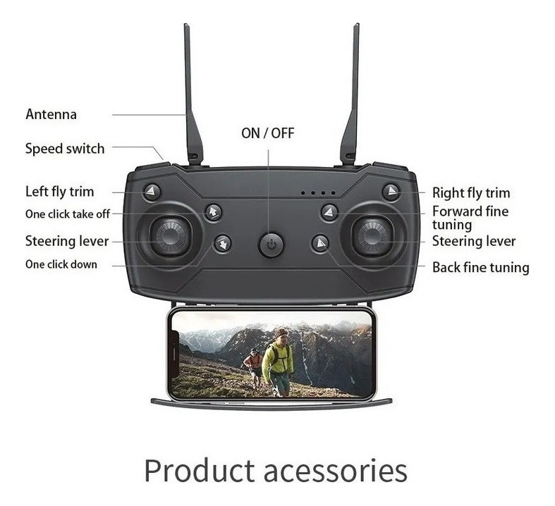 Mini Drone Infantil Com Camera De Controle Remoto - Imagem 4