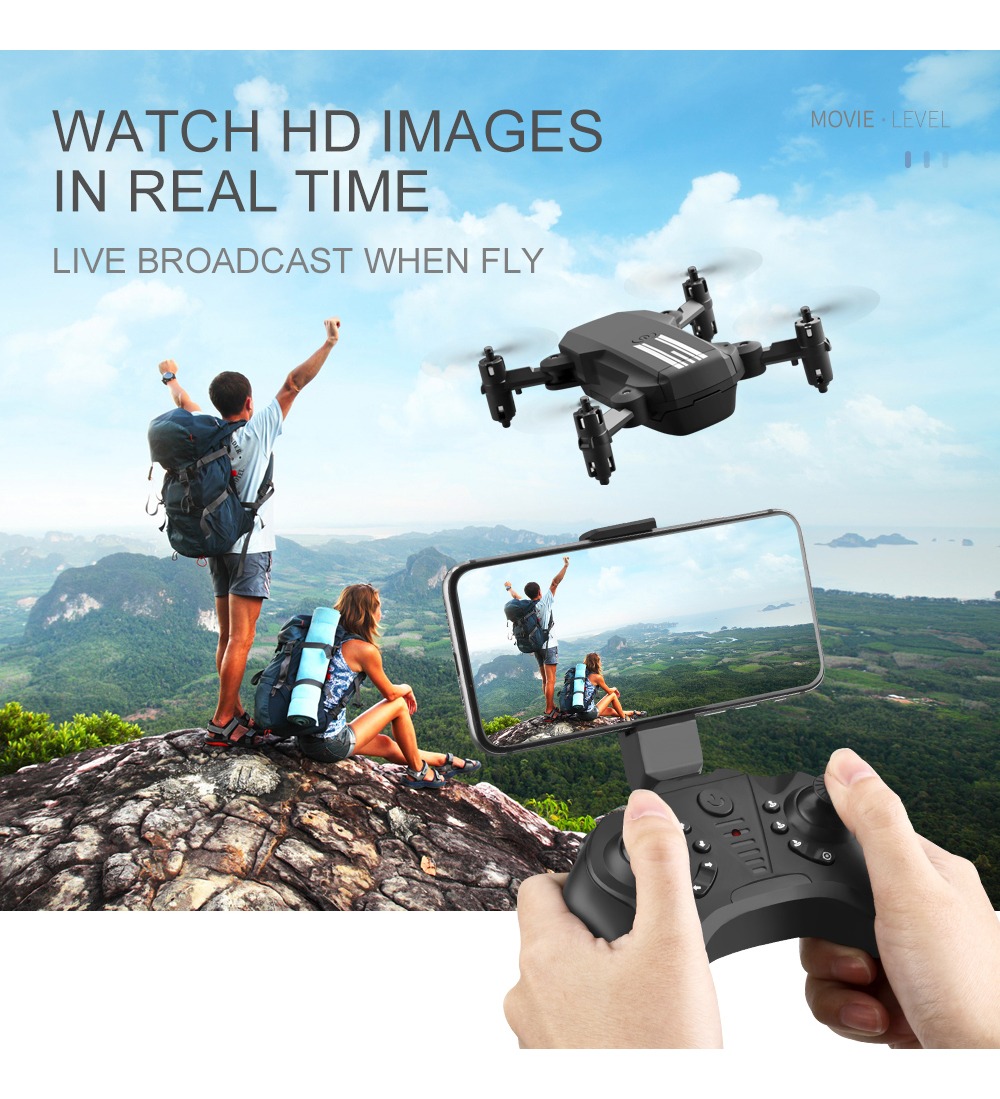 Ls Mini Drones Profissionais Wifi Hd Câmera Altitude Hold - Imagem 6