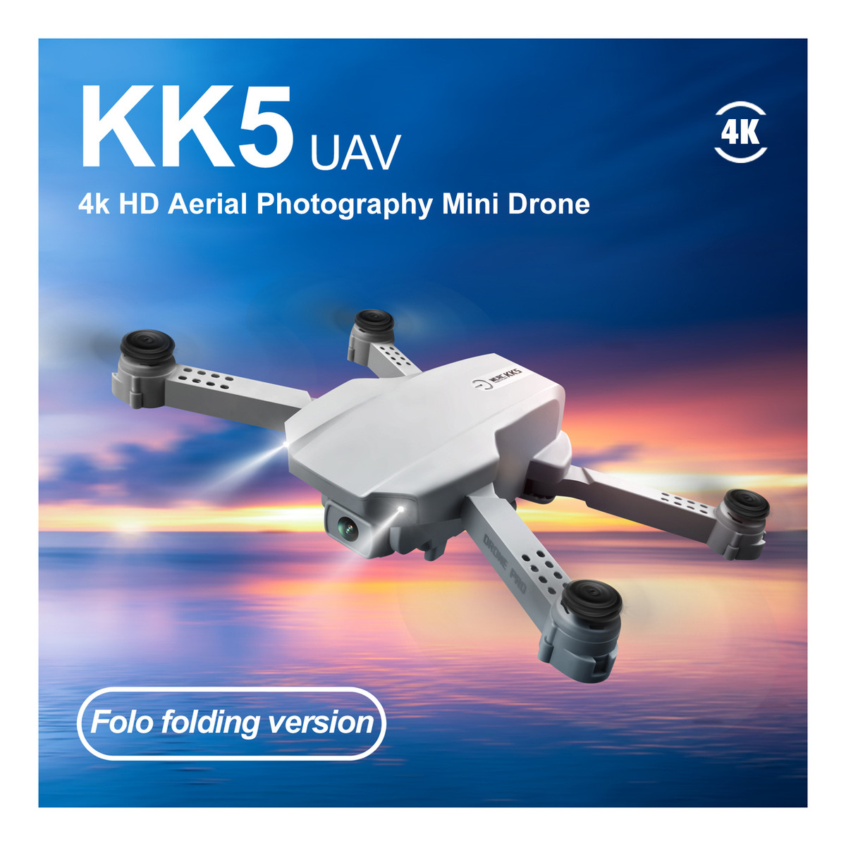 Drone Cr Kk5 Com Câmera 4k Fpv Dual - Imagem 2