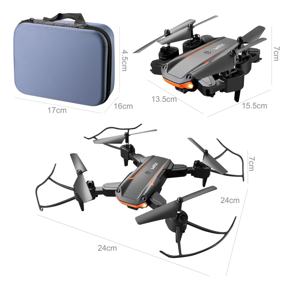 Drone Com 2 Câmeras Hd E 3 Sensores De Colisão Ky603 - Imagem 3