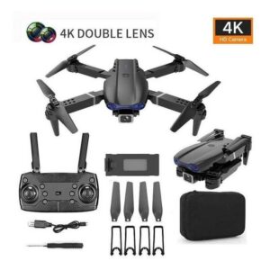 Mini Drone E99 Pro2 Professional 4k Câmera Dupla 2 Baterias