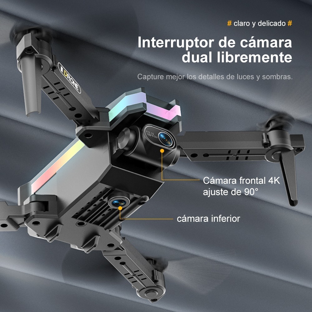 Principiante Mini Drone Profissional Barato Com Câmera Dupla - Imagem 8