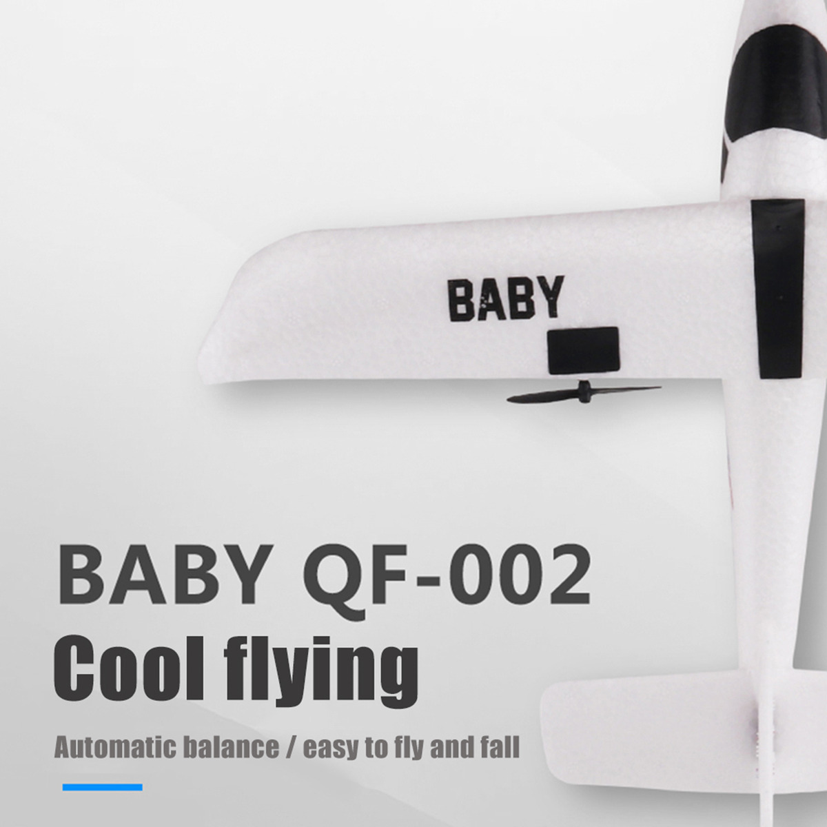 Aeronave Rc De 2,4 Ghz 2ch Epp Foam Fixed Wing Diy Electric - Imagem 2