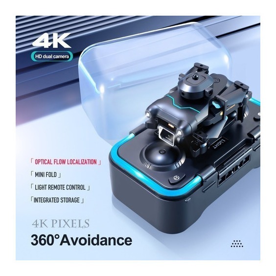 Drone De Câmera Profissional 4k Com Fluxo Óptico Altura Fixa - Imagem 3