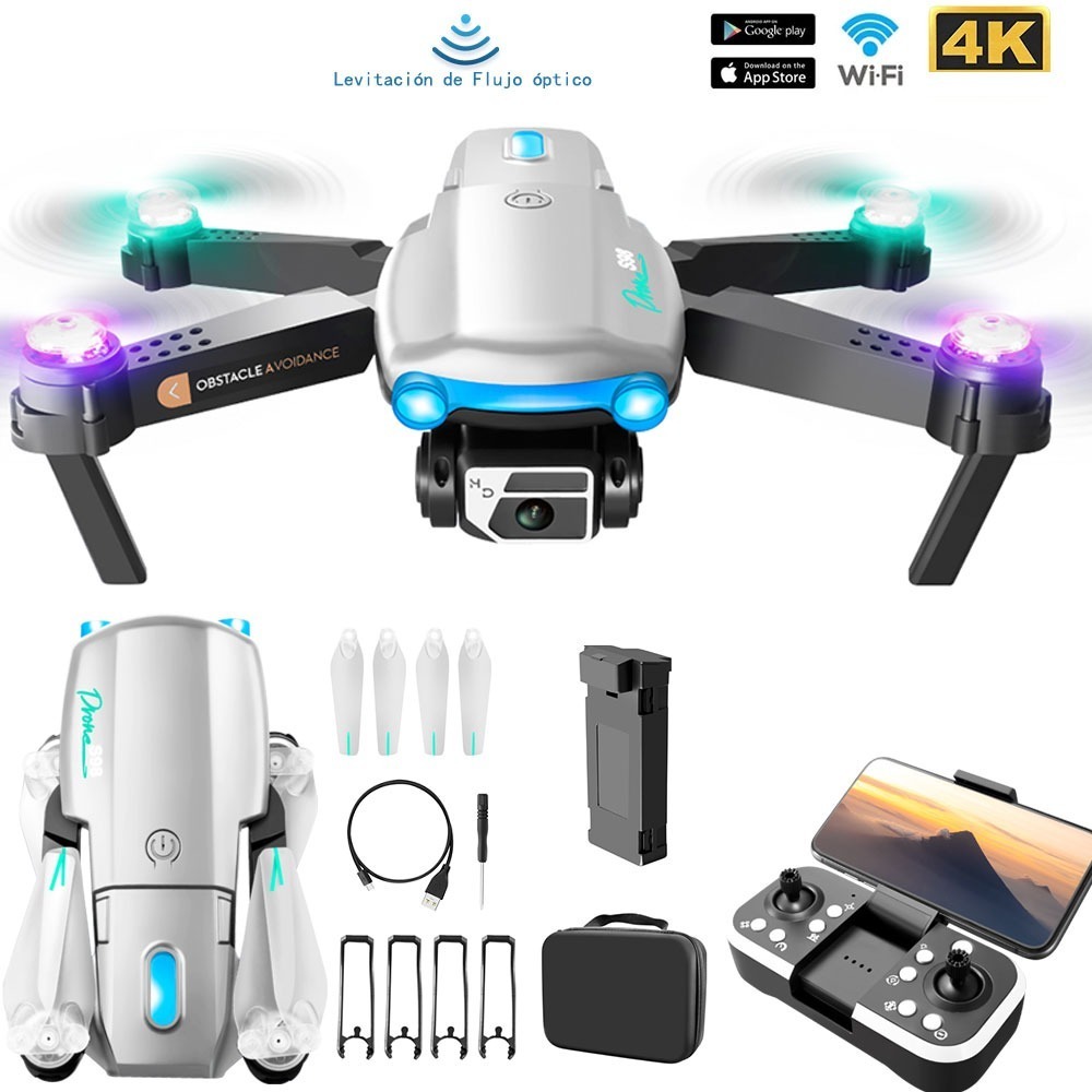 Drone Com Câmera De Quatro Eixos Dobrável S89 4k - Imagem 11