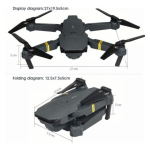 E58 Drone Fotografia Aérea Controle Remoto Aeronave 4k