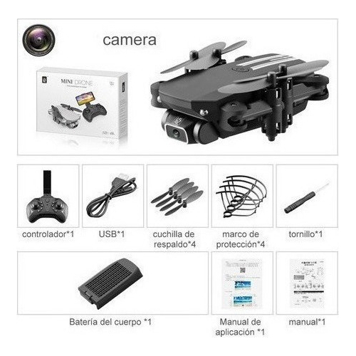 Mini Drone Hd 4k Pequeno Rc Brinquedo Avião Mini - Imagem 5