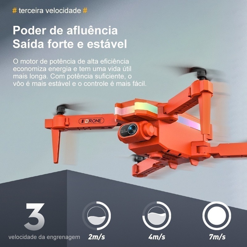 Profissional Uavl Mini Drone 4k Crianças +2 Baterias - Imagem 3