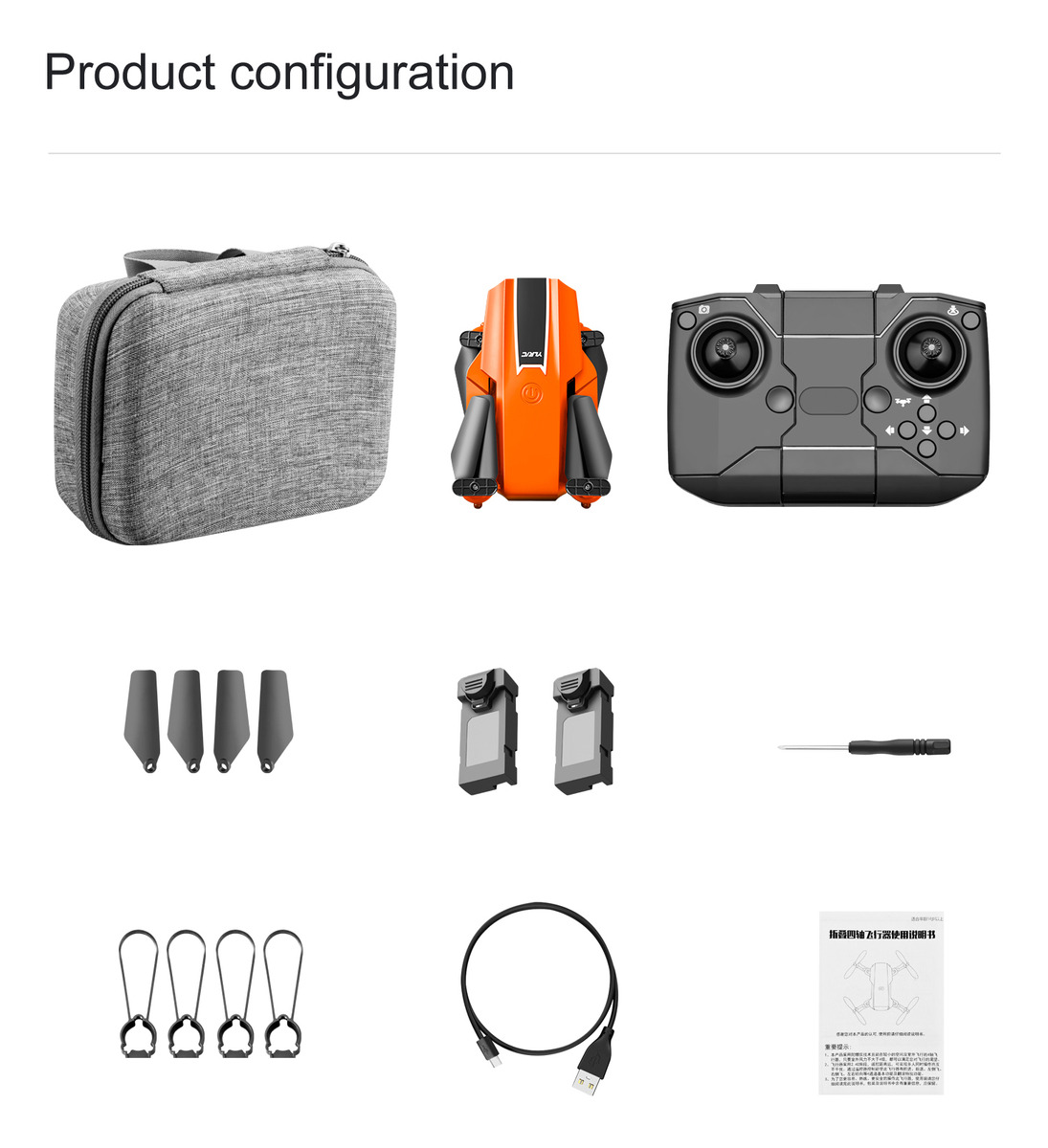 S65 Mini Rc Drone Rc Quadcopter Decolagem Com Um Botão - Imagem 2