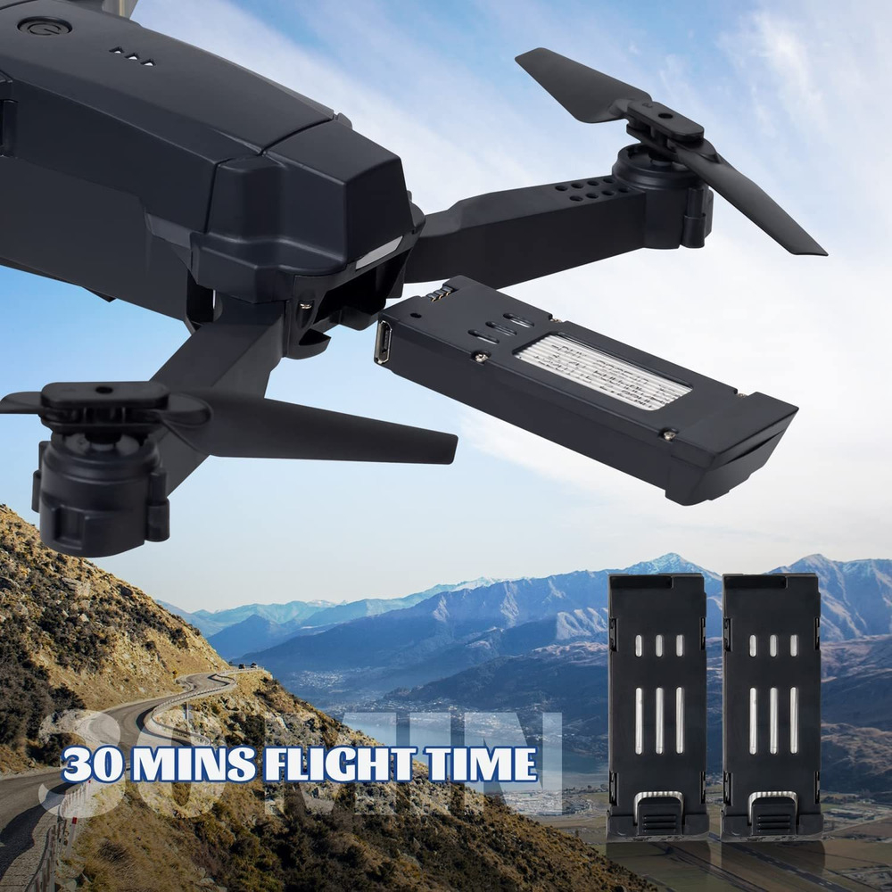 Drone E58 Com Câmera Hd Preto 2.4ghz 3 Baterias - Imagem 10
