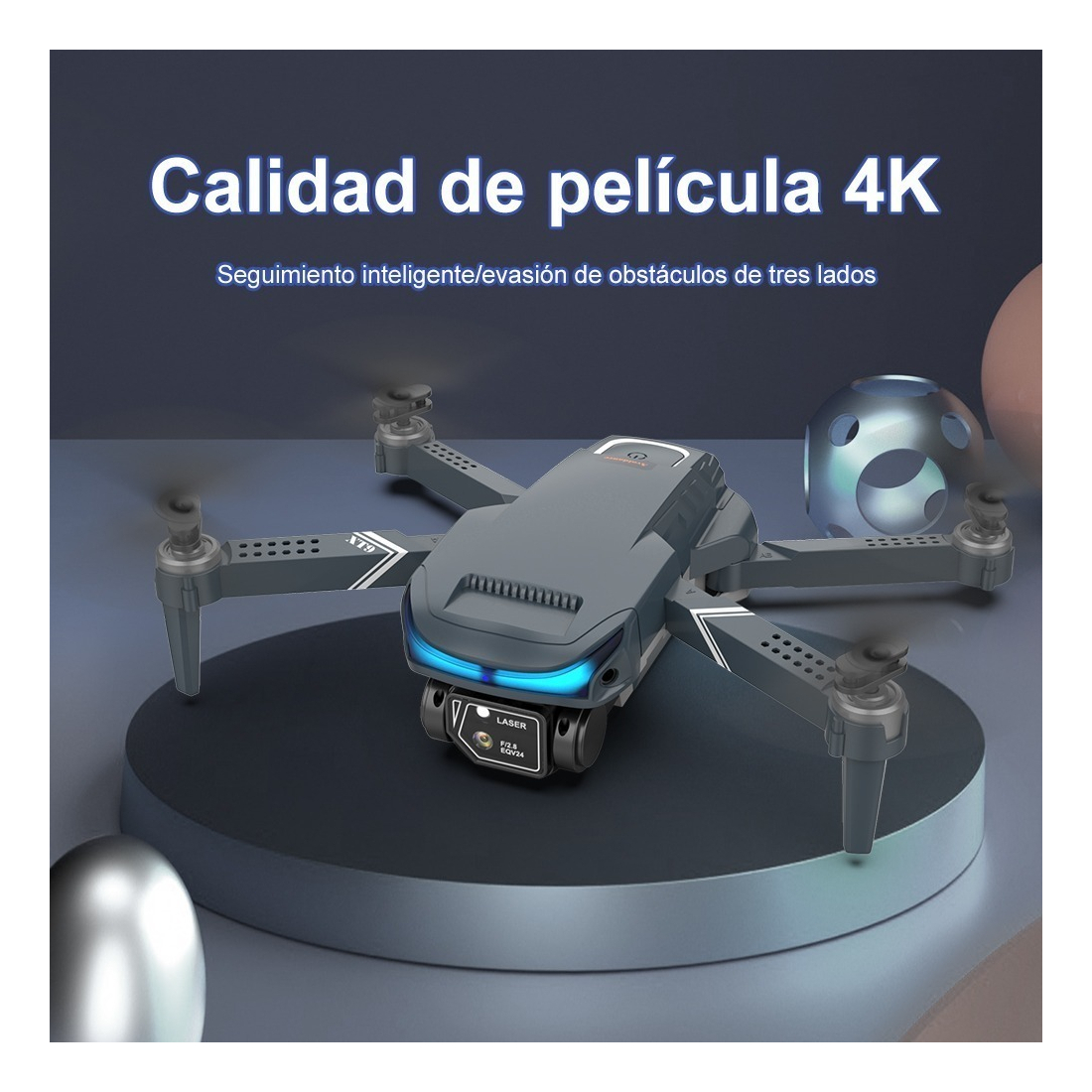 Drone Fp-xt9 Rtf Com Câmera Dupla Altitude Hold 2 Baterias - Imagem 11