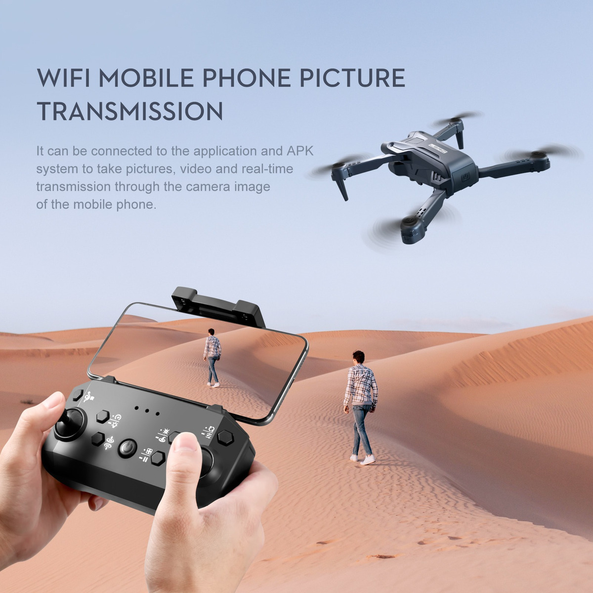 Mine Drone Profissionais Com Dual Camera Elicopterocontrole - Imagem 15