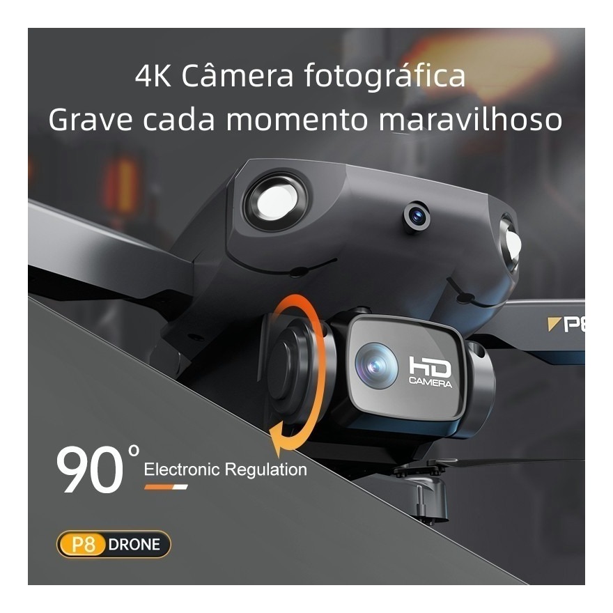 Mini Drone Ky907 Rc Profissional Câmera 4k - Imagem 4