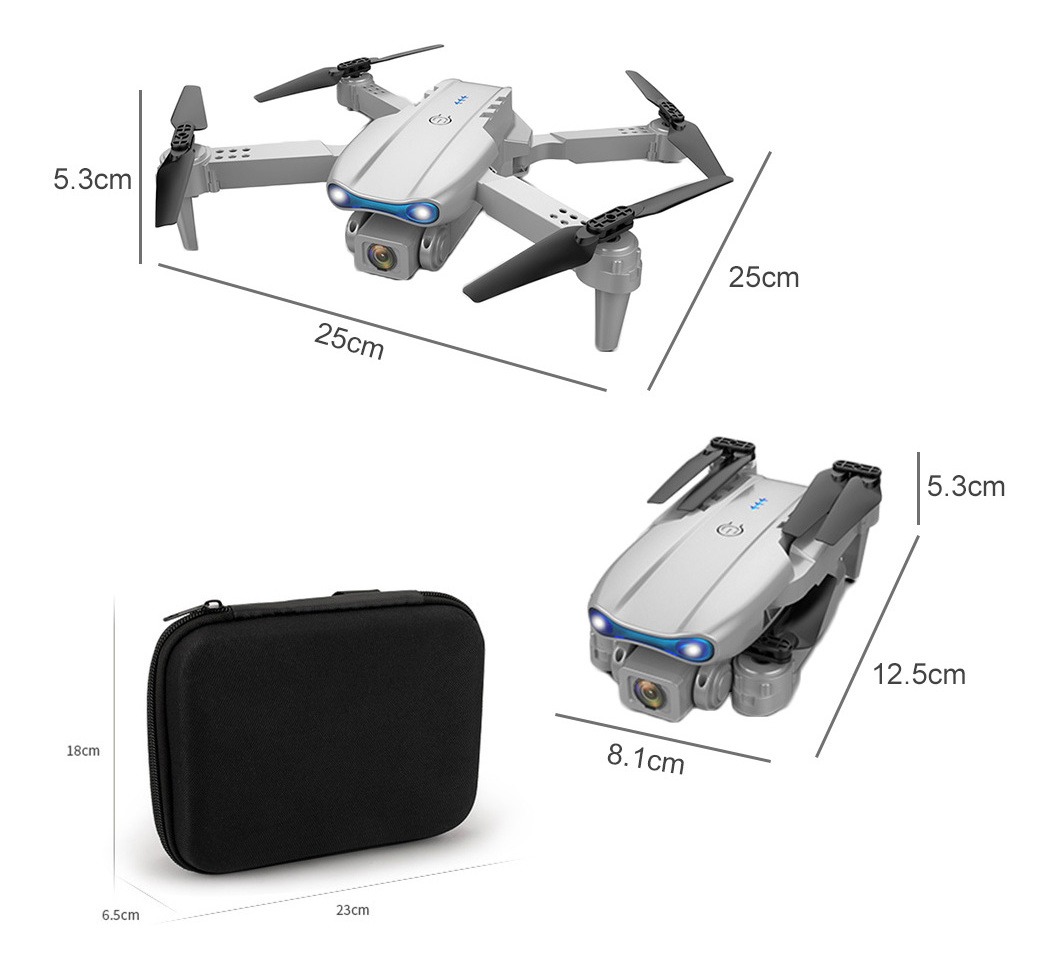 Câmera Única Wlr/c 4k Fpv 2,4 Ghz 4ch Rc Quadcopter Com 2 - Imagem 10