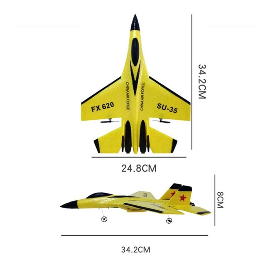 Controle Planador Elétrico Montado Airmodels Brinquedo Avião - Imagem 9