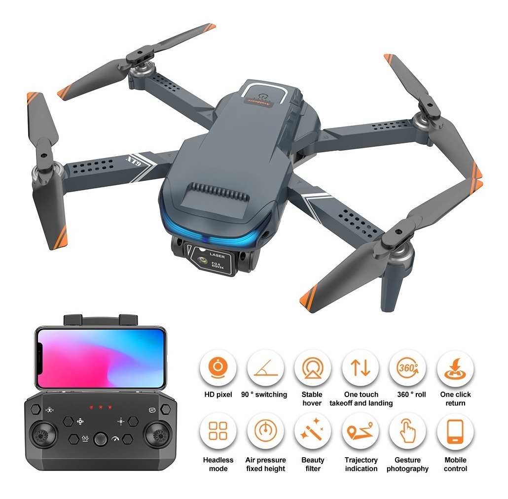 Fp-xt9 Drone Rtf Com Câmera Dupla Wi-fi Fpv Altitude Hold - Imagem 11