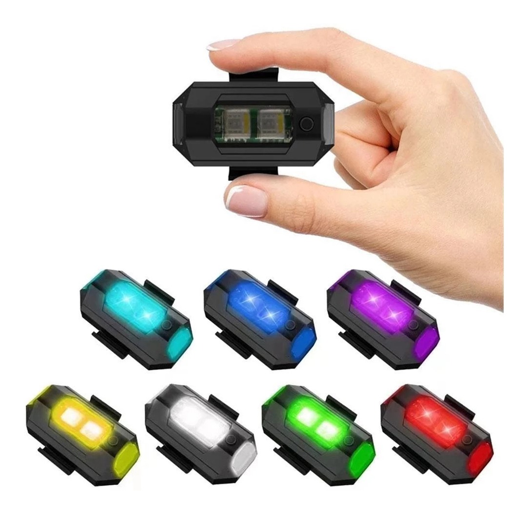 10pcs Luzes Da Motocicleta Rc Drone Levou Luz De Posição Do - Imagem 3
