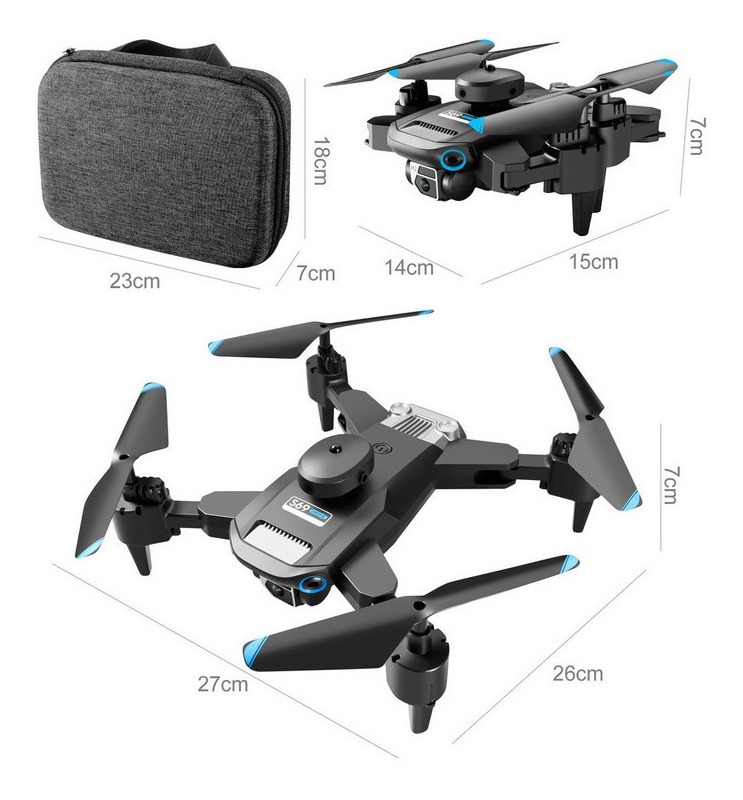 Mini Drone Rc Barato Com Radar Laser Câmera Hd Quadricóptero - Imagem 8