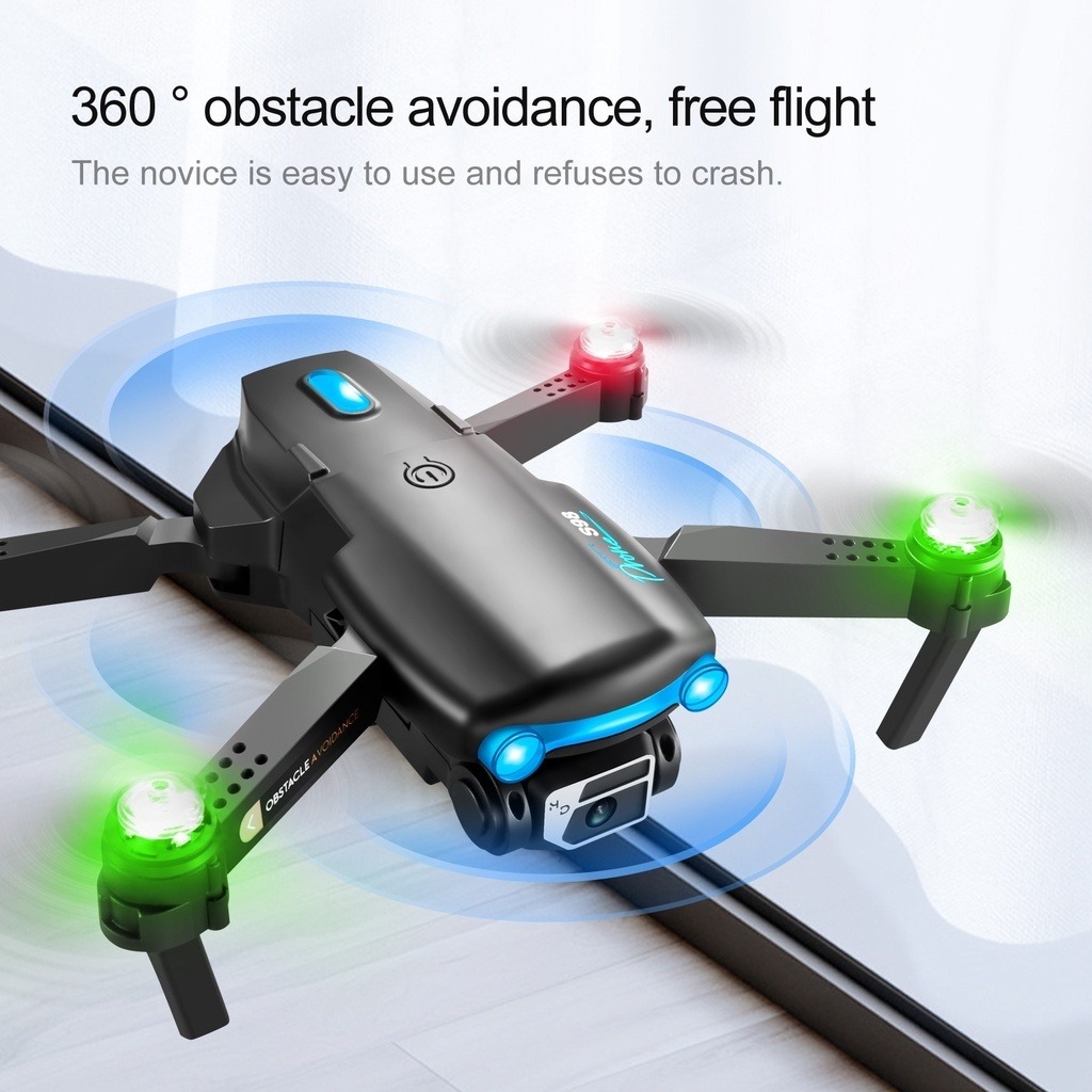 Drone Quadcopter 4k Hd Wifi Fpv 1080p Câmera Com Luzes Led - Imagem 3