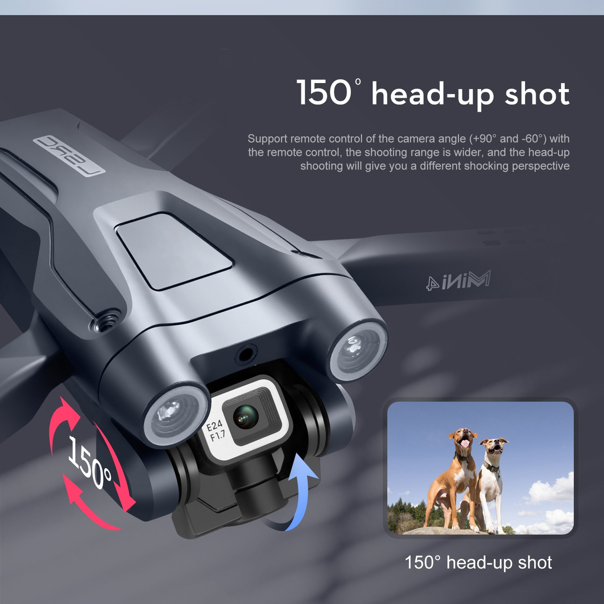 Mine Drone Profissionais Com Dual Camera Elicopterocontrole - Imagem 4