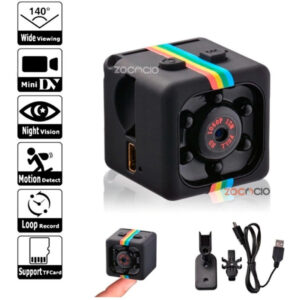 Mini Câmera Espiã Sq11 Visão Noturna Full Hd